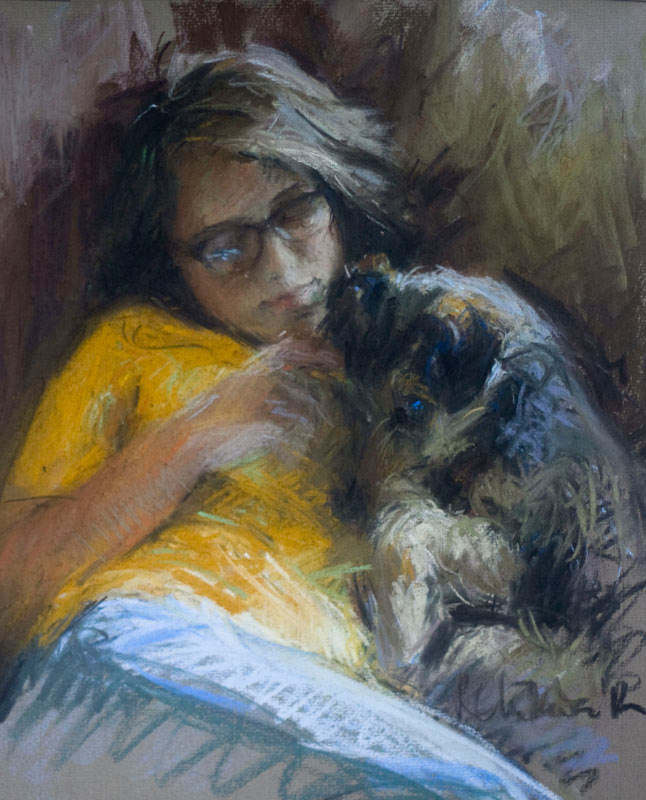 Georgia and her Dog