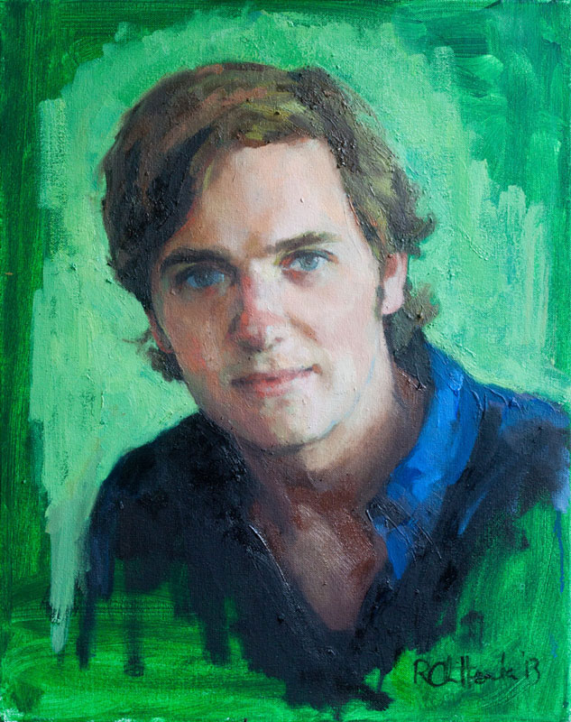 Oil Portrait of a Young Man
